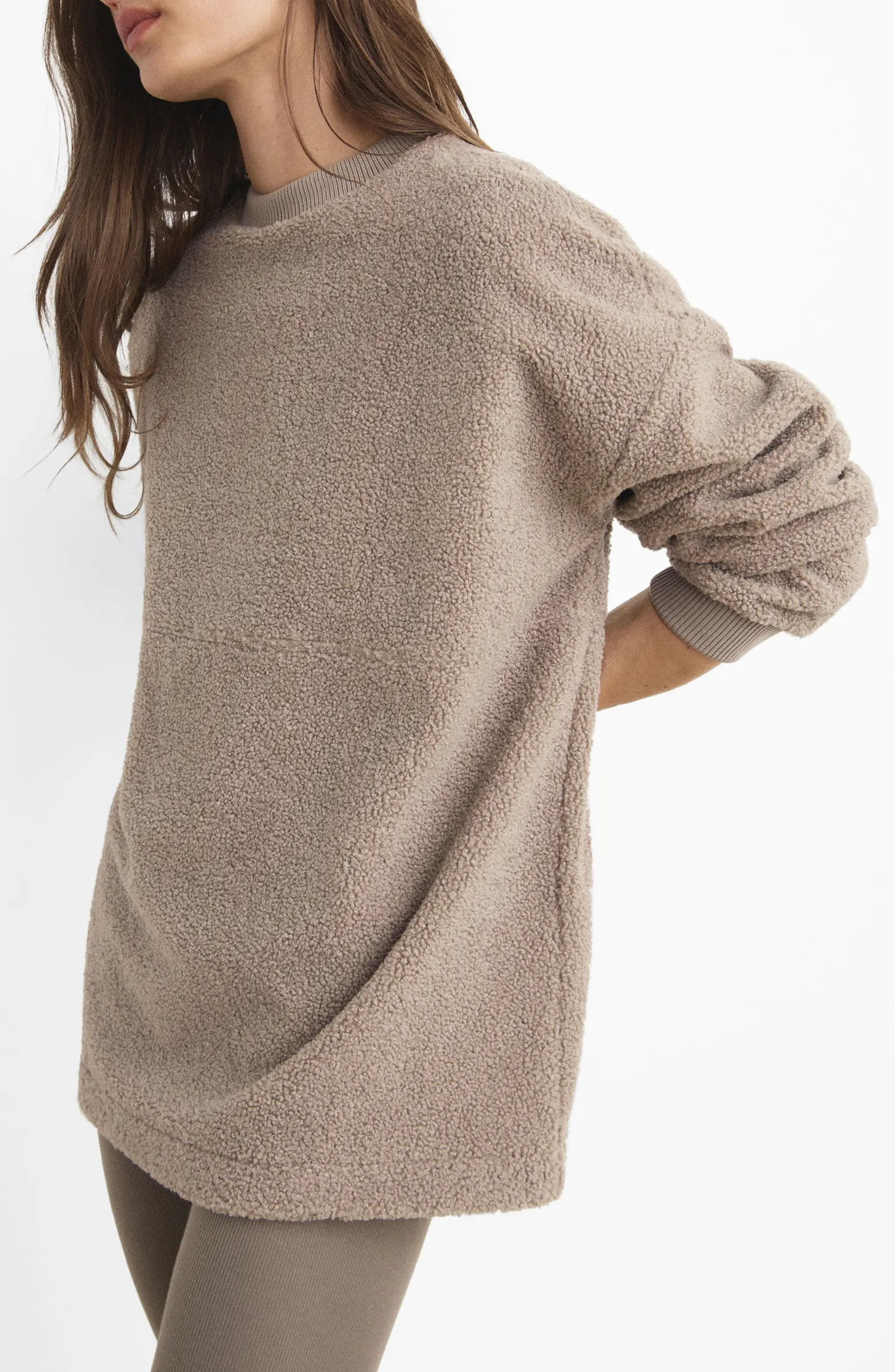 High Pile Fleece Lounge Top | Nordstrom