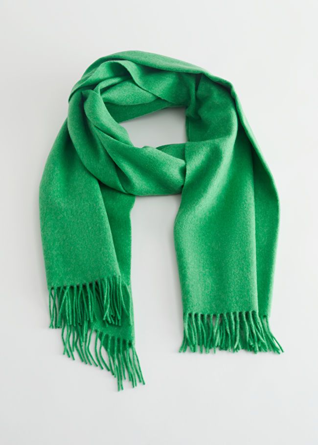 Fringed Wool Blanket Scarf | & Other Stories (EU + UK)