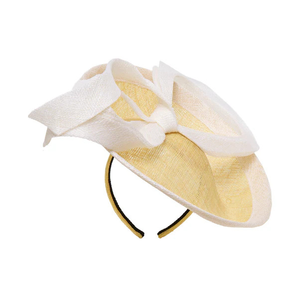 GOLDEN WHEAT MARIAN FASCINATOR | LELE SADOUGHI