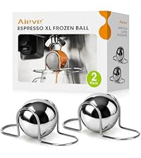 AIEVE 2 Pack Espresso Cooling Ball, Stainless Steel Frozen Ice Rock for Coffee, Espresso Accessor... | Amazon (US)