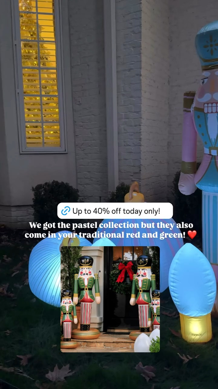 Had to share the cutest inflatable Christmas outdoor decor with y’all!!! SO stinking cute!!! 🎄💗

#LTKHoliday #LTKHome #LTKSeasonal