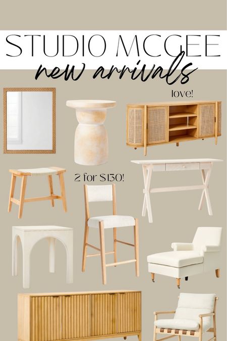 Coming tomorrow!! Studio McGee is dropping a new line at Target and I am OBSESSED 😍 Here’s a quick roundup of my top furniture picks! Love the clean, simple yet elegant look of this line! 

Target finds, target home decor, home decor finds, studio mcgee, rattan home decor, barstools, side table, console table, entertainment center, mirror 

#LTKhome #LTKstyletip #LTKunder100