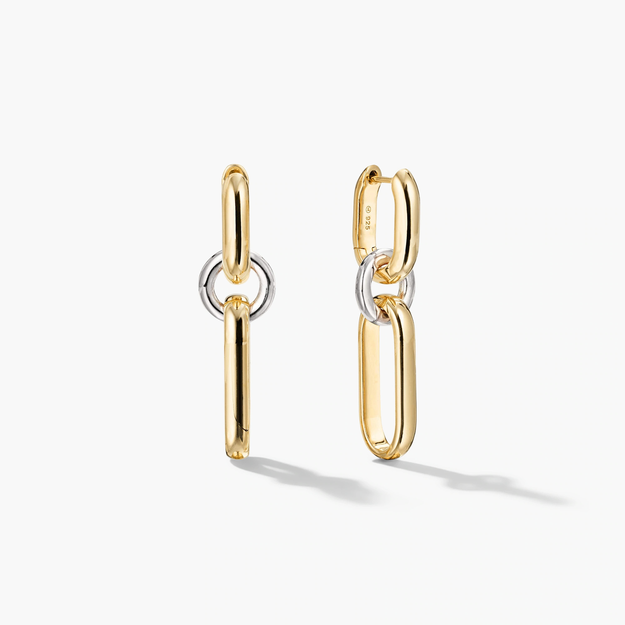 Mixed Convertible Link Earrings | Mejuri Fine Crew