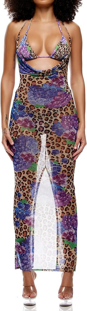 Forplay Women's Amalfi Mesh Pool Maxi Dress | Amazon (US)