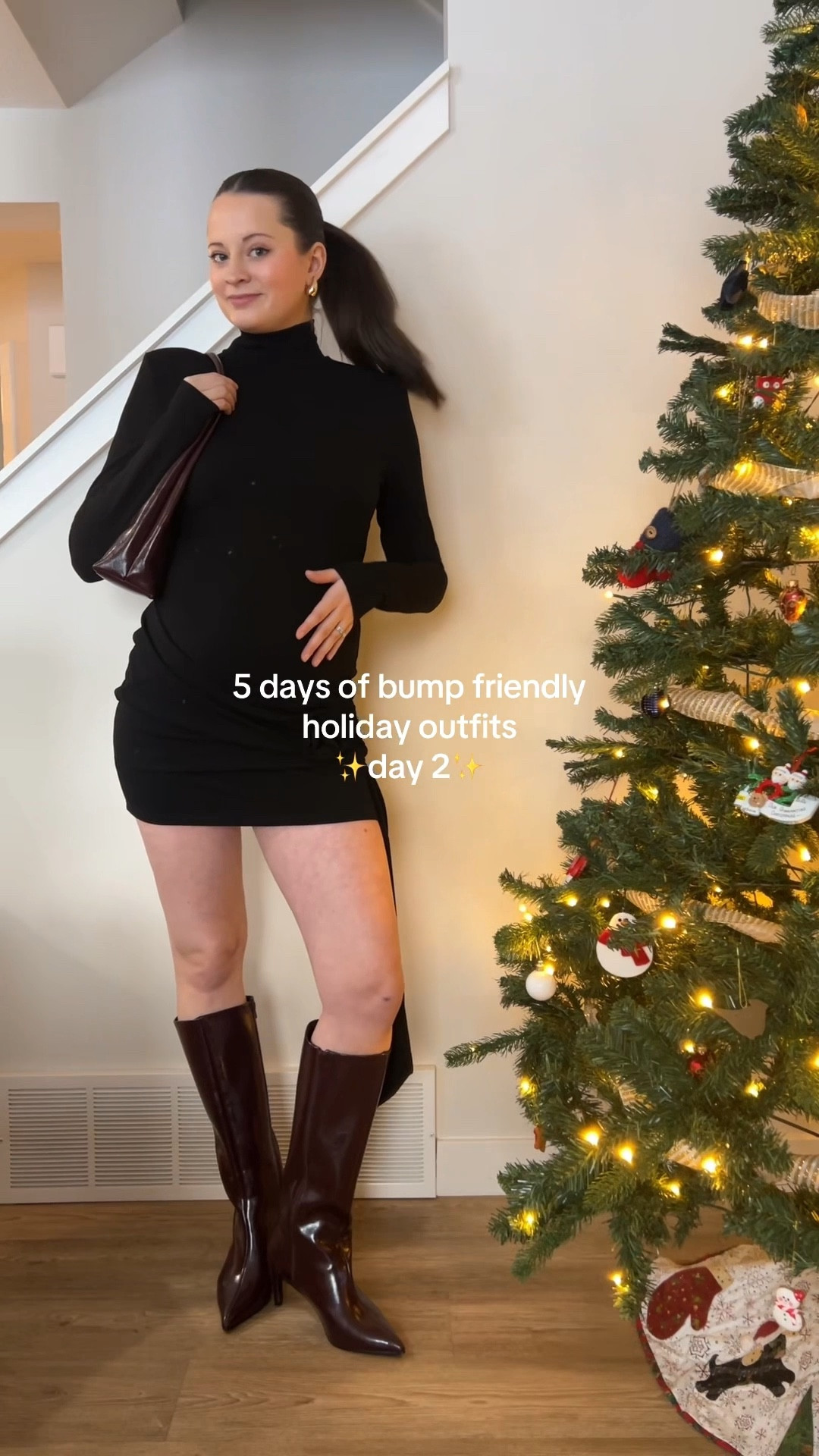 holiday maternity outfit day 2

boots and purse are from Call It Spring

Holiday party outfit, Christmas outfit, bump friendlyy

#LTKcanada #LTKwinter #LTKmaternity