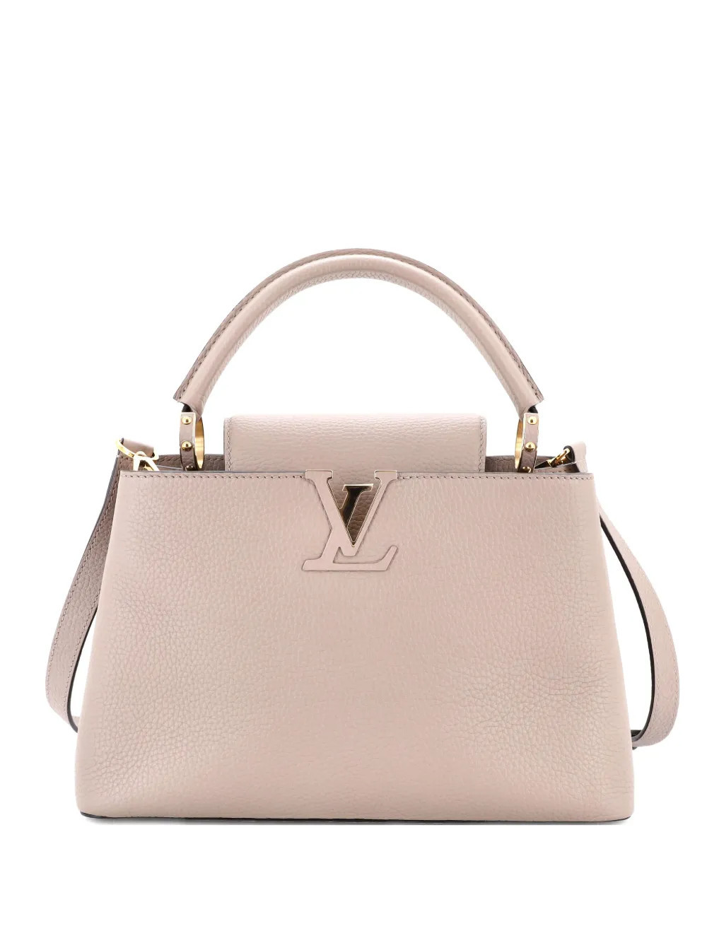 Louis Vuitton Pre-Owned Capucines Bag Leather PM satchel - Neutrals | Farfetch Global