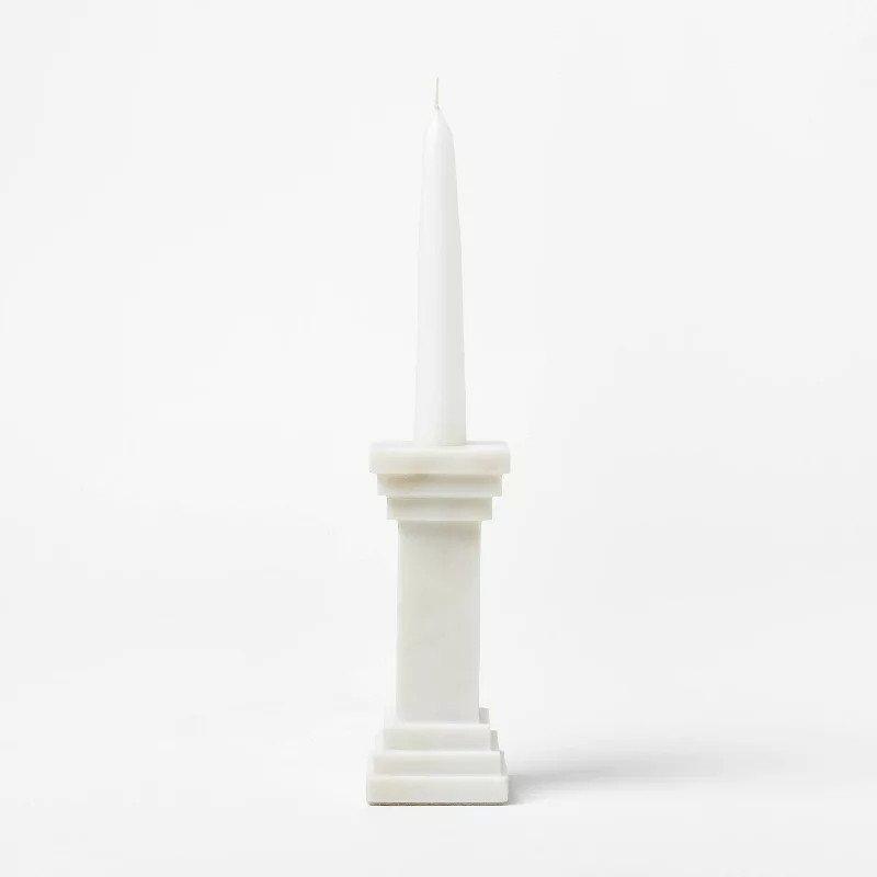 Marble Column Taper Candle Holder - Threshold™ designed with Studio McGee | Target