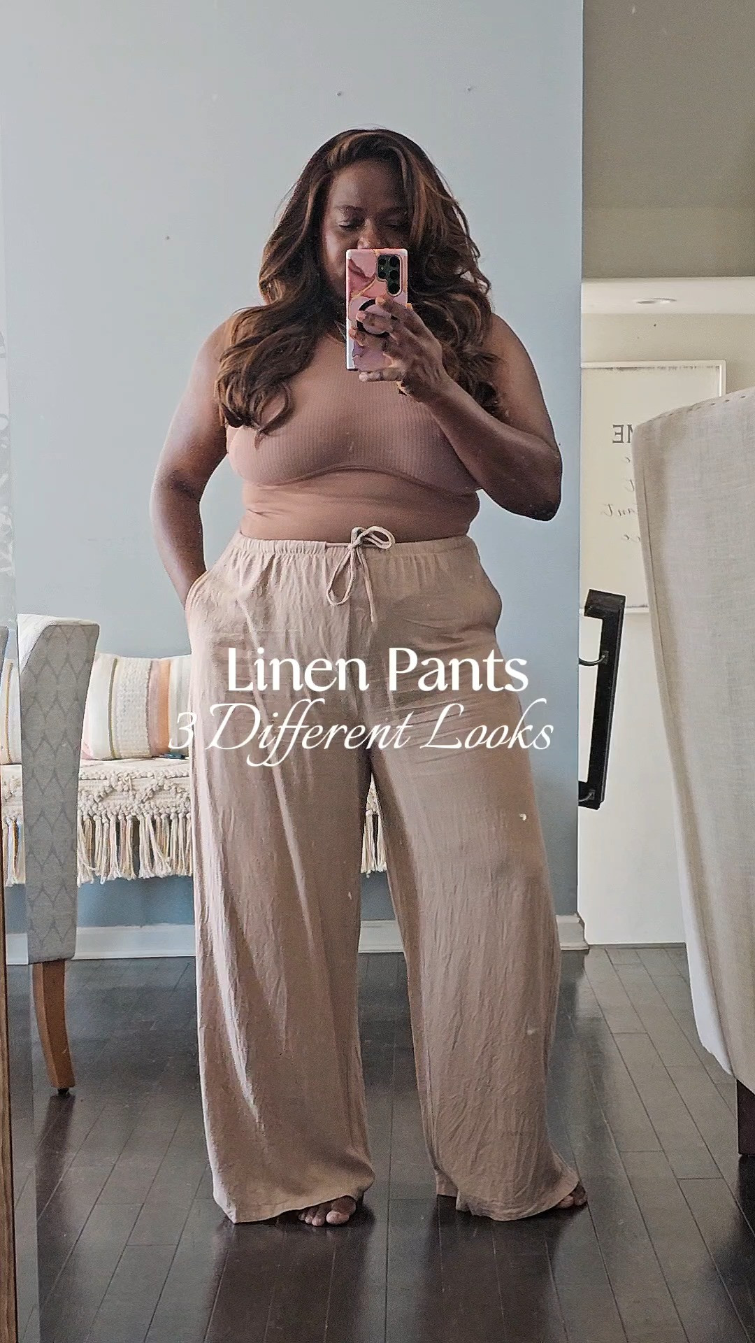 Styling one pair of linen pants three ways—because I’m learning how to make the most out of what I already have 🤍

Brunch, work, and everyday… all simple, comfortable, and still put together.

Everything is linked here on my LTK if you want to recreate these looks ✨ 

 #LTKootd #LTKOver40 #LTKMidsize