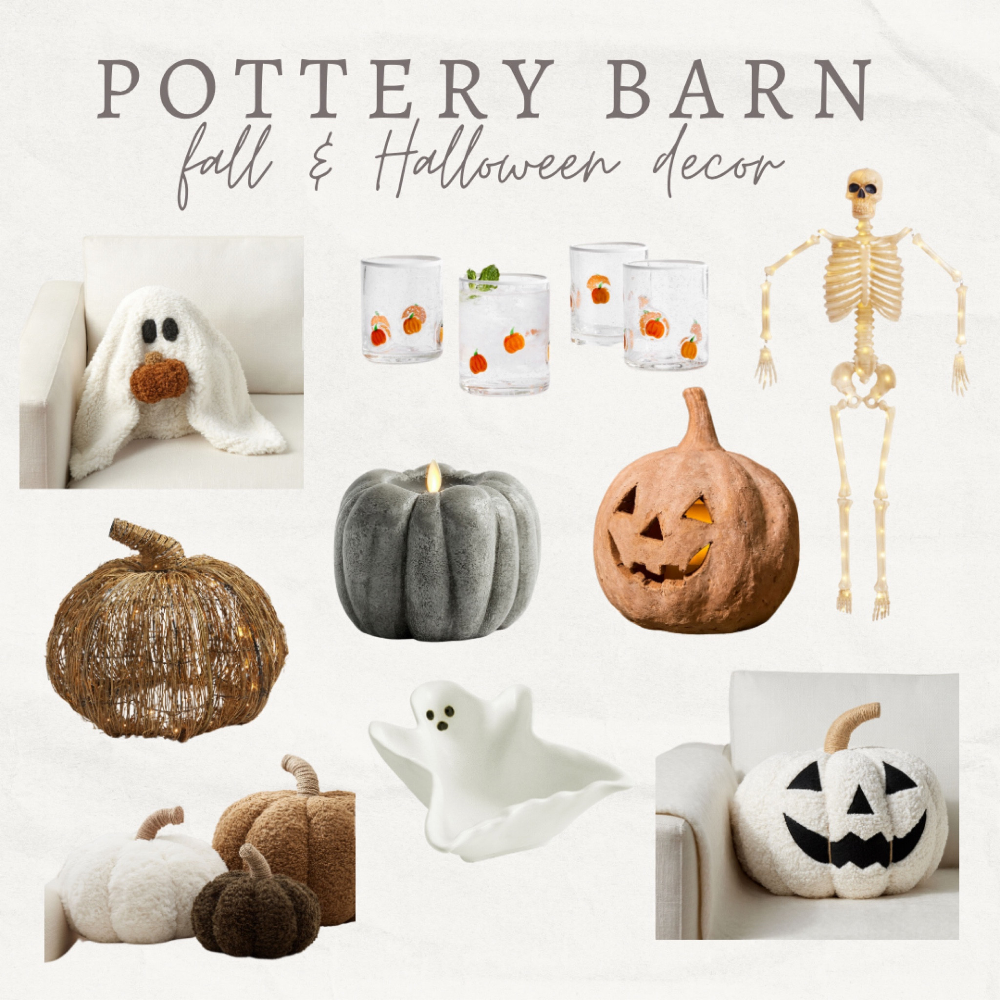 Pottery barn fall & Halloween decor! 

#LTKFindsUnder100 #LTKHome #LTKSeasonal