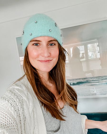 The cutest winter beanie with gems. 💎 Such a great price, too, and comes in lots of great colors. 

#LTKSeasonal #LTKHolidaySale #LTKfindsunder50