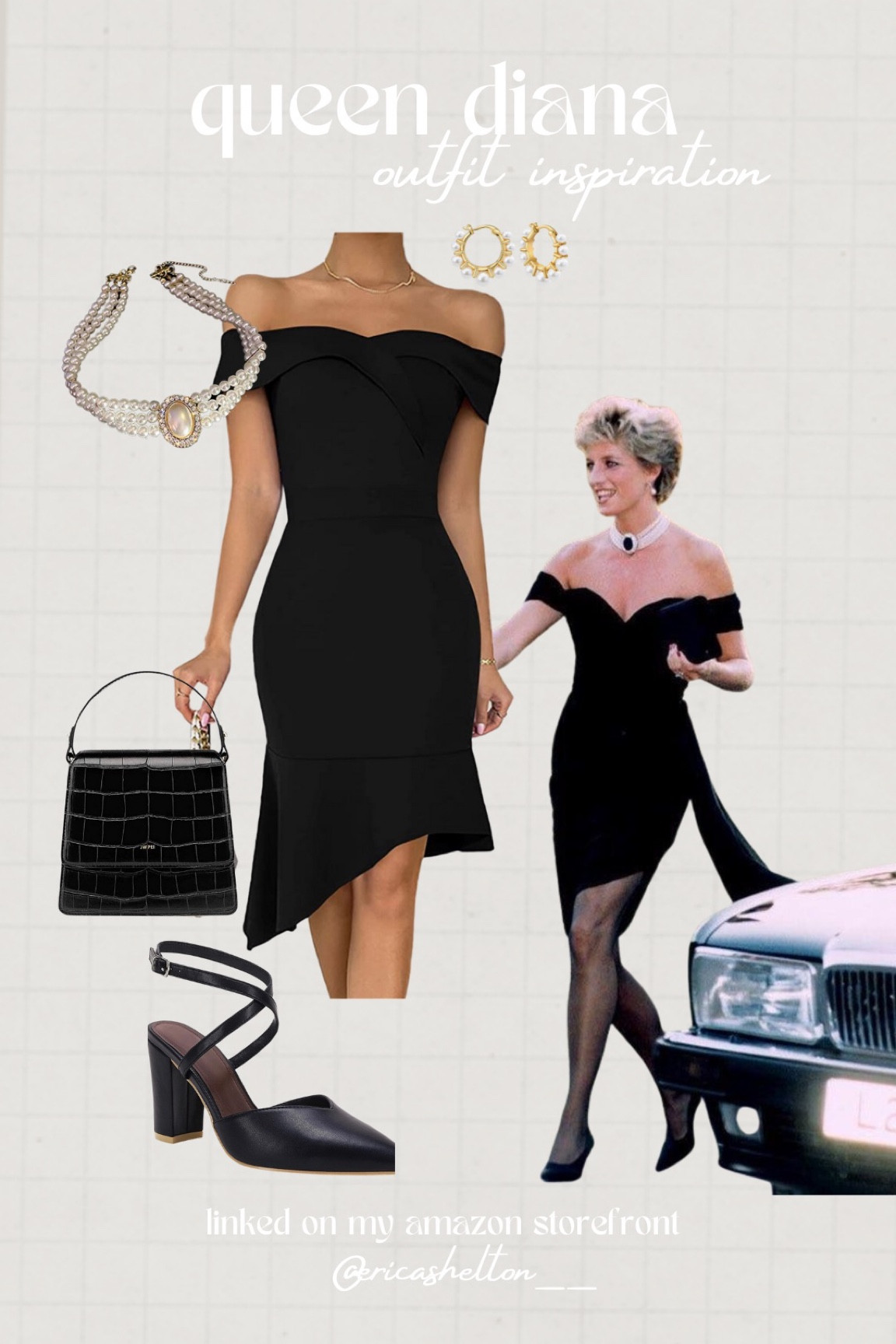 Halloween costume idea | princess diana outfit inspo 🖤 

#LTKSeasonal #LTKHalloween #LTKstyletip