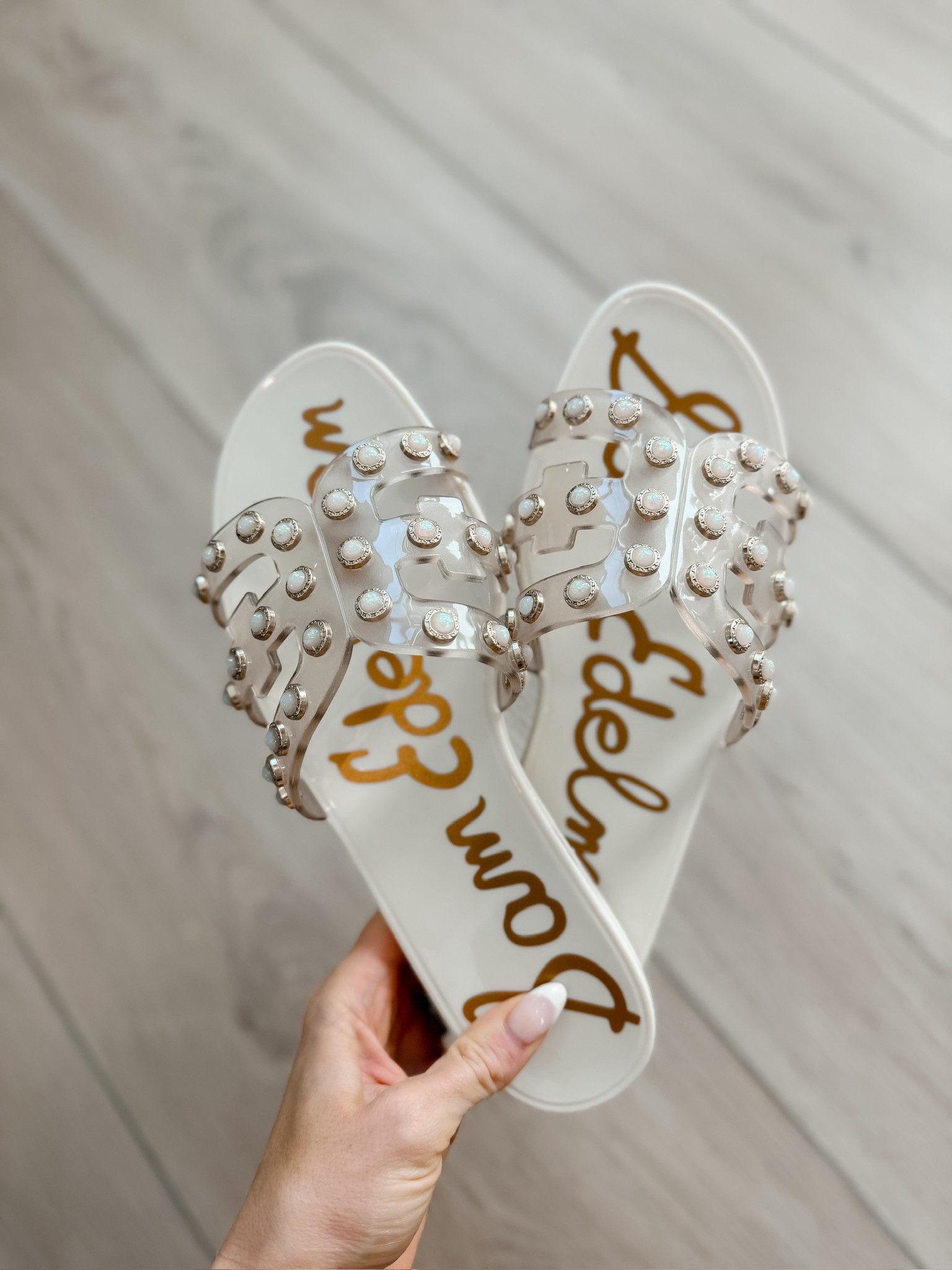 Sam Edelman NEW ARRIVAL! So fun for the Spring and summer! Perfect for the beach because you can easily rinse them off! 

#LTKSeasonal #LTKSwim #LTKTravel