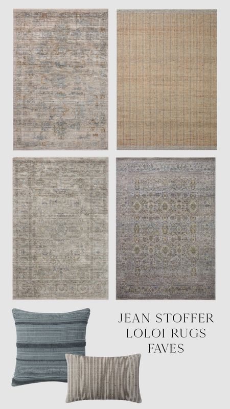 Jean Stoffer x Loloi rugs faves

#LTKhome