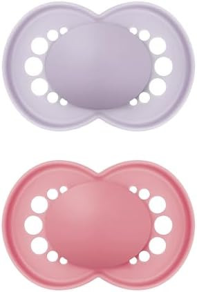 MAM Original Matte Baby Pacifiers, Binky for 16+ Months, BPA-Free Silicone Nipple, Easy to Clean,... | Amazon (US)