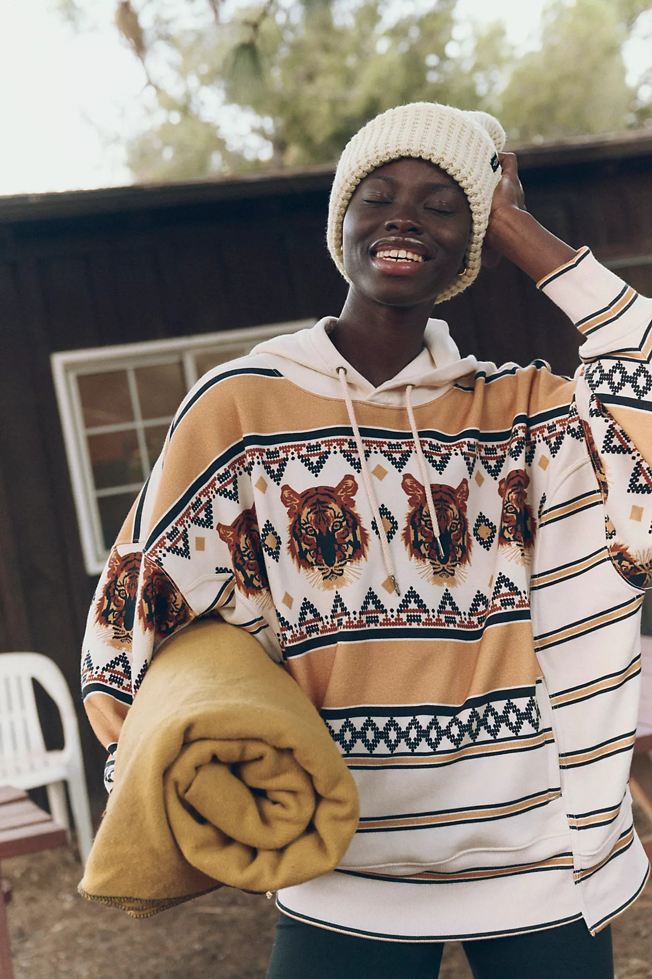 Sprint To The Finish Printed Hoodie | Free People (Global - UK&FR Excluded)