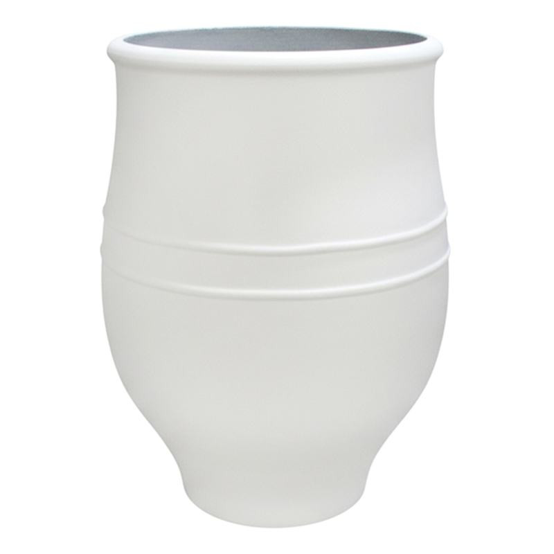 Onyx White Tall Jar Planter, 30" | At Home