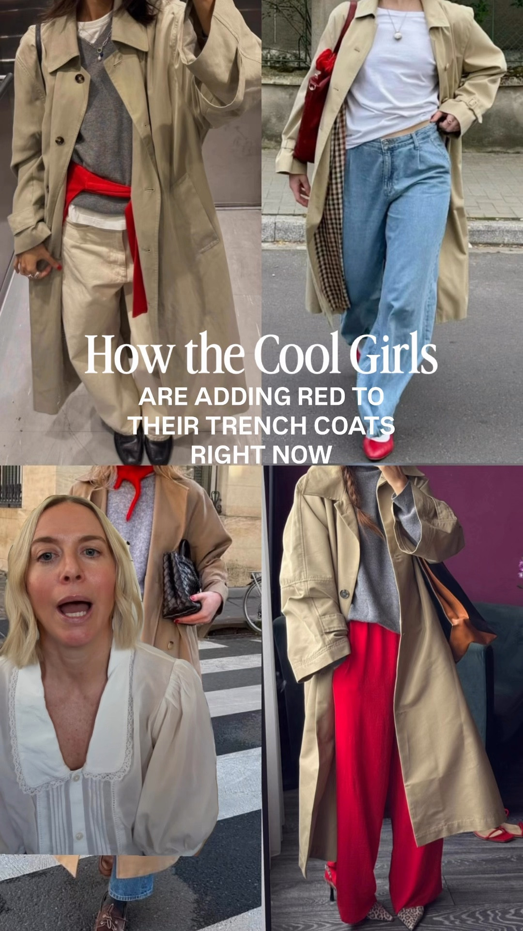 Trench Coats + Red 🧥❤️

#LTKootd #LTKspringtrends #LTKSeasonal