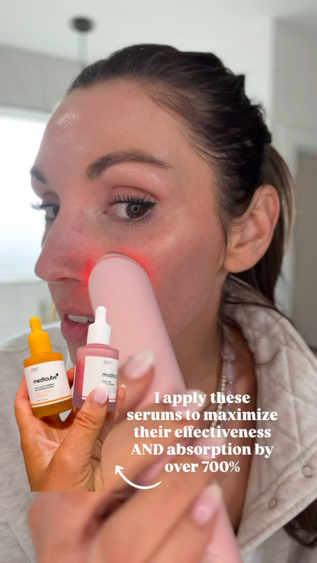 This Medicube 6-in-1 glass glow light therapy wand is incredible! Amazon find 

#LTKselfcare #LTKmorningroutine #LTKBeauty