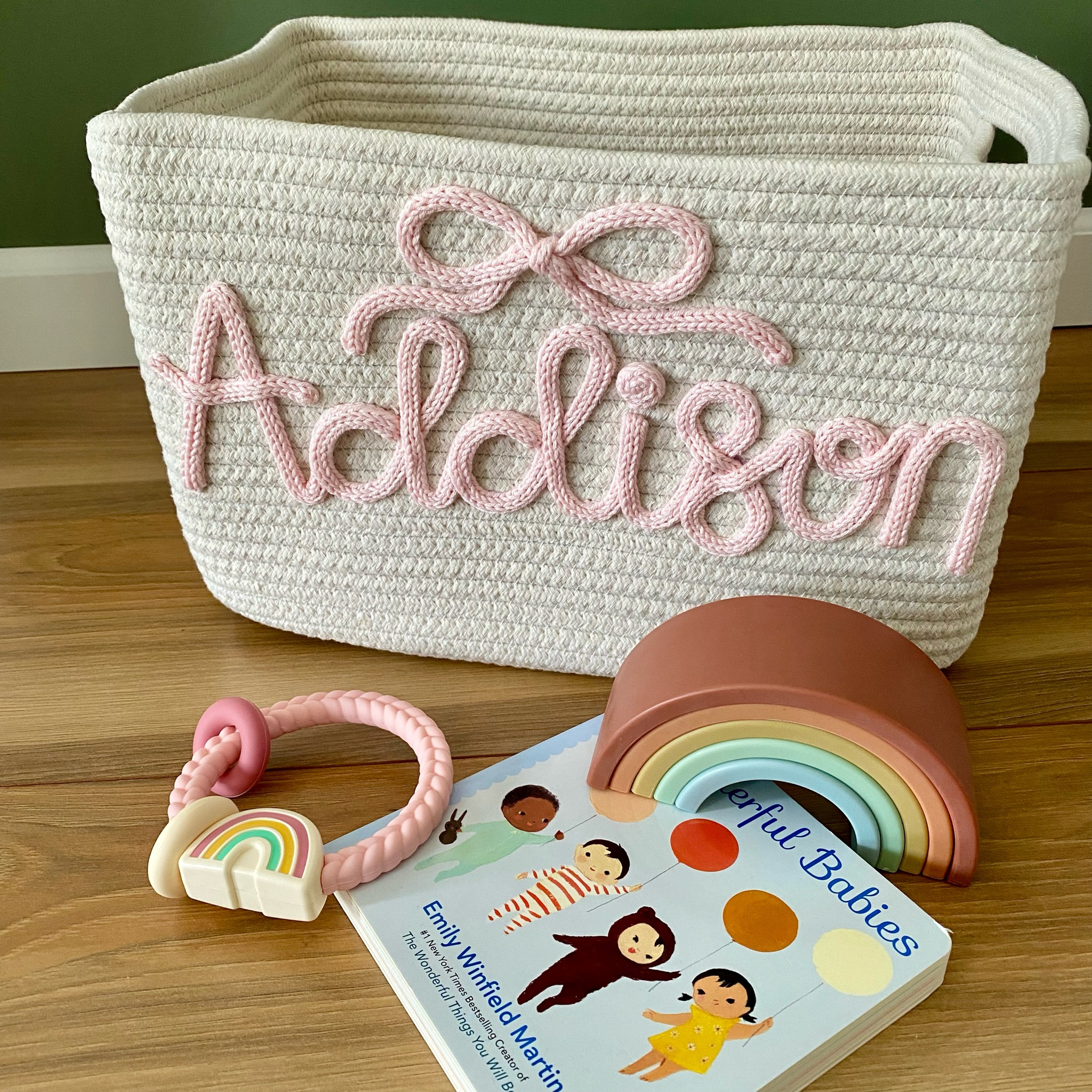 Give the baby gift that is both cute & useful that will be used for many years! These personalized baskets are the best gift  

#LTKBaby #LTKBump #LTKGiftGuide