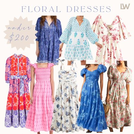 a few floral dress favorites… under $200 🌷✨🫶🏻

#LTKSeasonal #LTKstyletip