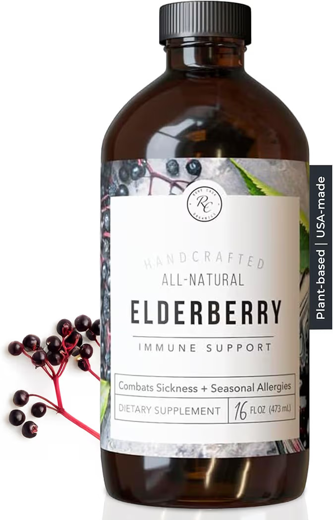 Rowe Casa Organics Elderberry Immune Support with Antioxidants, Zinc, and Vitamin C for Kids and ... | Amazon (US)