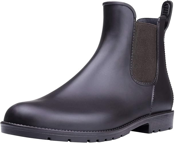 Asgard Women's Ankle Rain Boots Waterproof Chelsea Boots | Amazon (US)