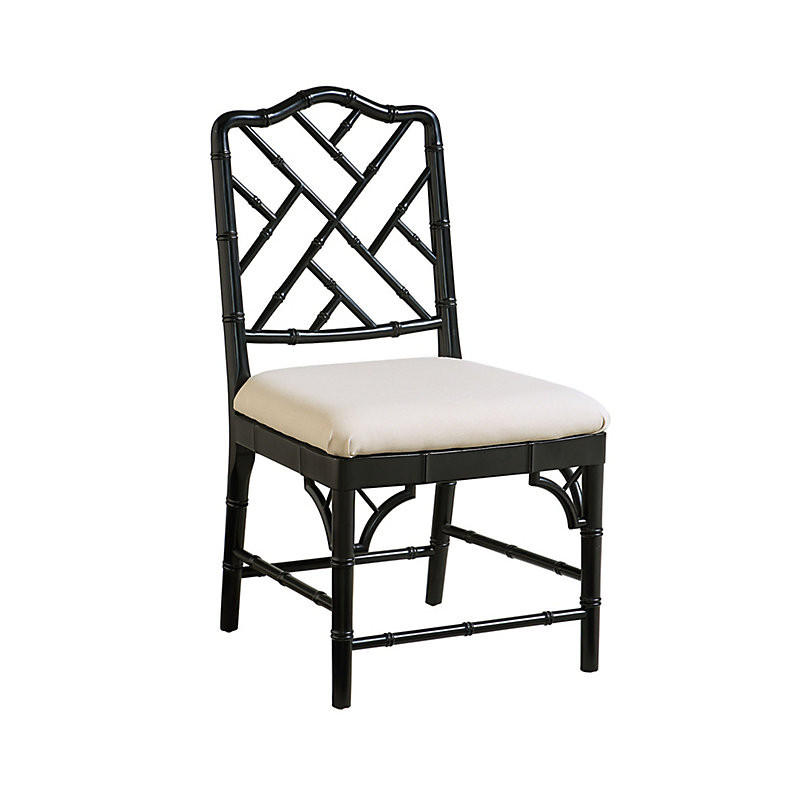 Set of 2 Dayna Side Chairs with Sandberg Parchment Seat - Worn Black - Ballard Designs | Ballard Designs, Inc.