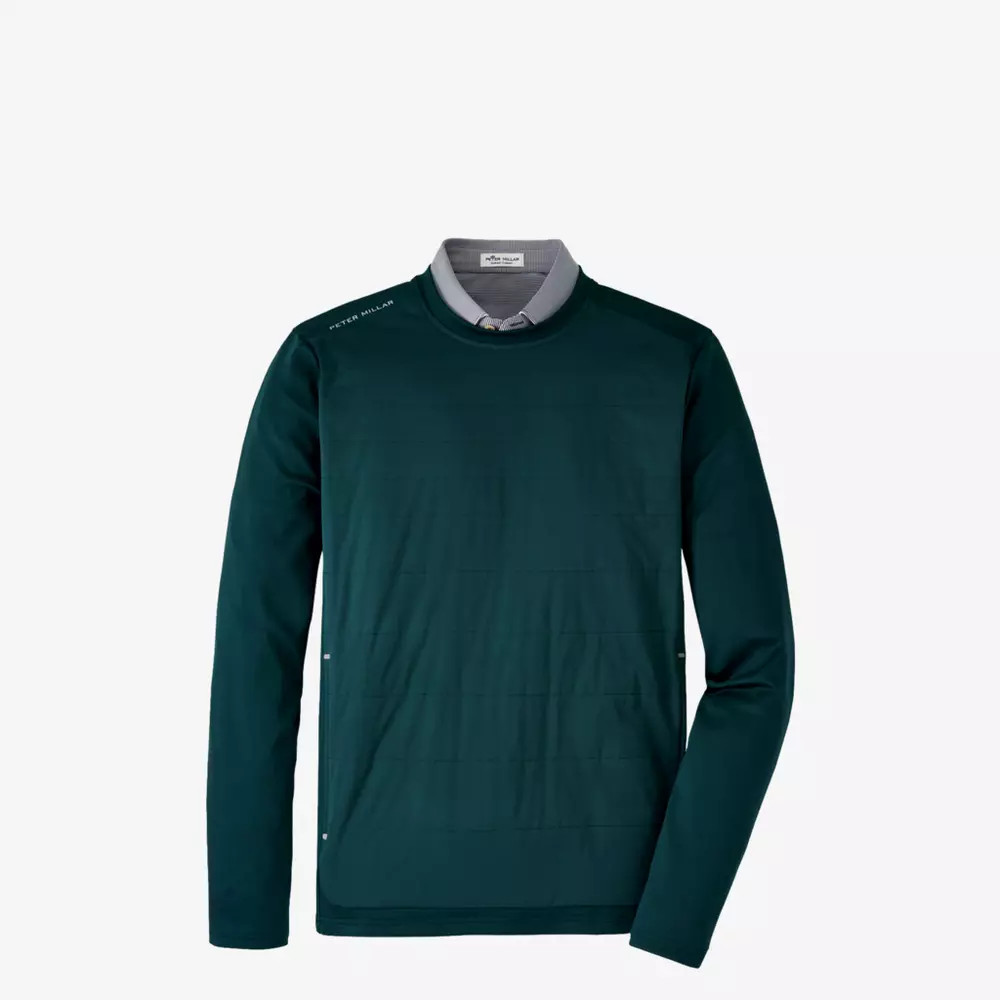 Peter Millar Bond Elite Crewneck, Grey, M | PGA TOUR Superstore