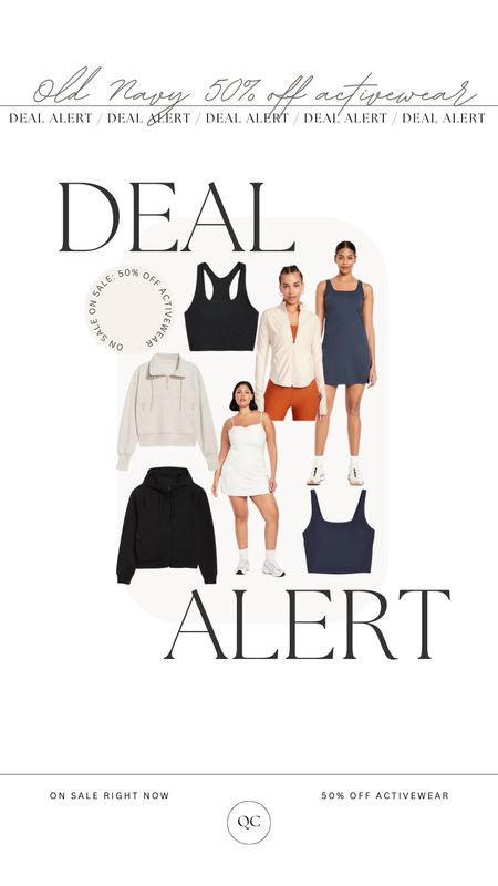 Deal Alert: 50% off all activewear at Old Navy!!! 

#LTKfindsunder50 #LTKfitness #LTKsalealert