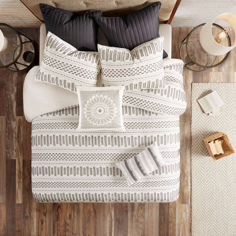 3pc Rhea Cotton Jacquard Mini Comforter & Sham Set | Target
