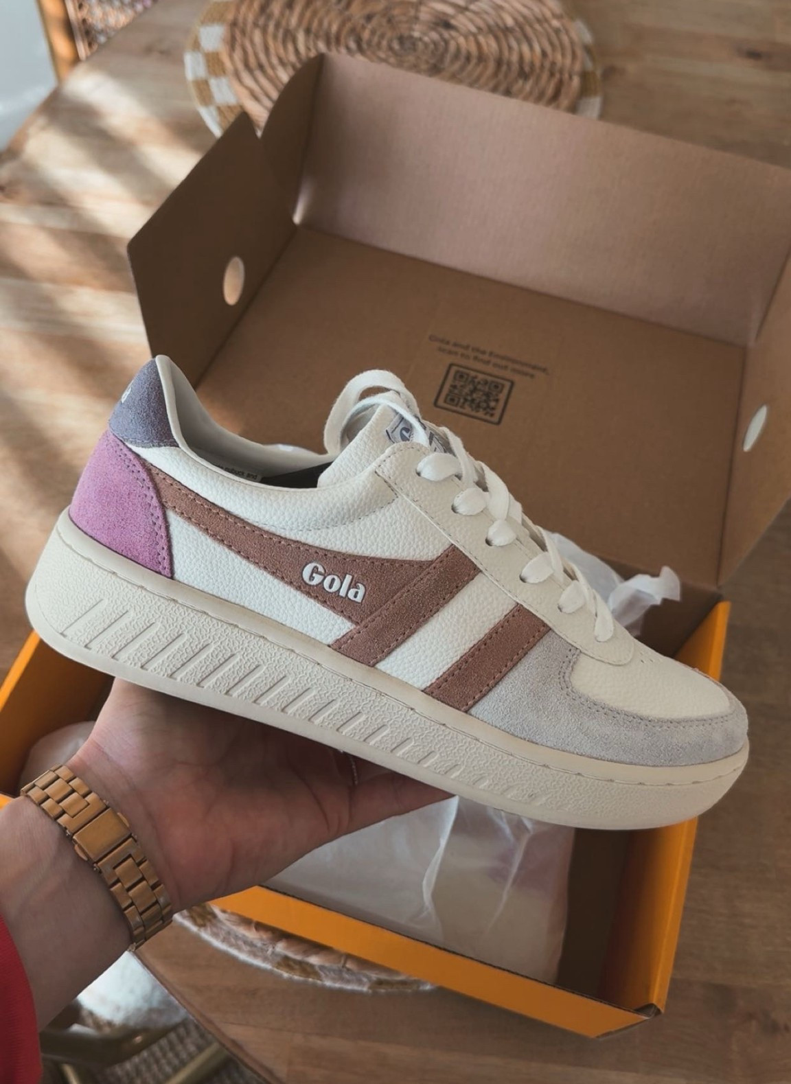 Free People Sneakers
Gola Grandslam Trident 

#LTKmomlife #LTKdayinmylife #LTKootd