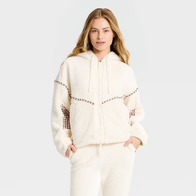 Women's High-Pile Fleece Bomber Jacket - JoyLab™ | Target
