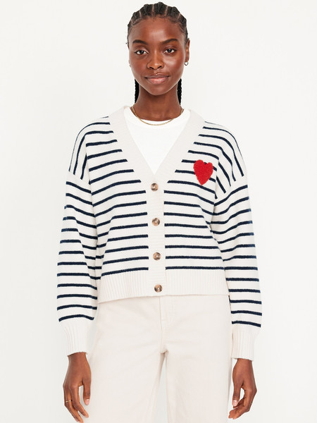 SoSoft Valentine Print Cardigan Sweater | Old Navy | Old Navy (US)