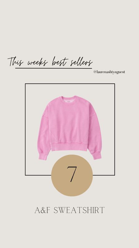 Best sellers, Abercrombie and Fitch sweatshirt, sweatshirt set, womens shirt, pink sweatshirt, loungewear 

#LTKstyletip #LTKunder50 #LTKFind