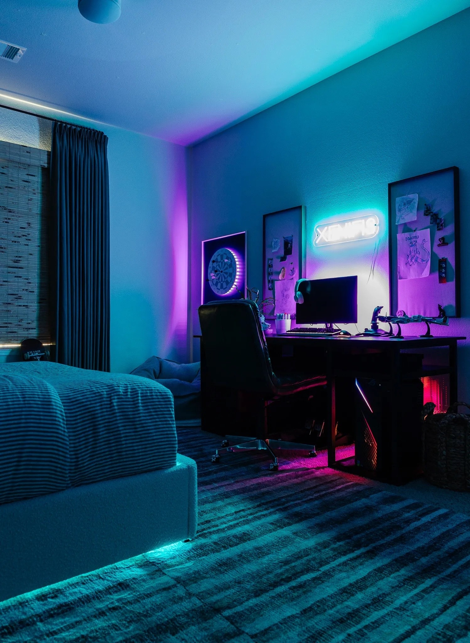Boy’s Gaming Bedroom Inspo

LED wall sign, led computer accessories, led wall decor, gaming desk, black desk with drawers

#LTKHome
