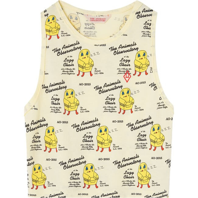 Frog Chair Kids Relaxed Fit T-Shirt, Soft Yellow | Maisonette