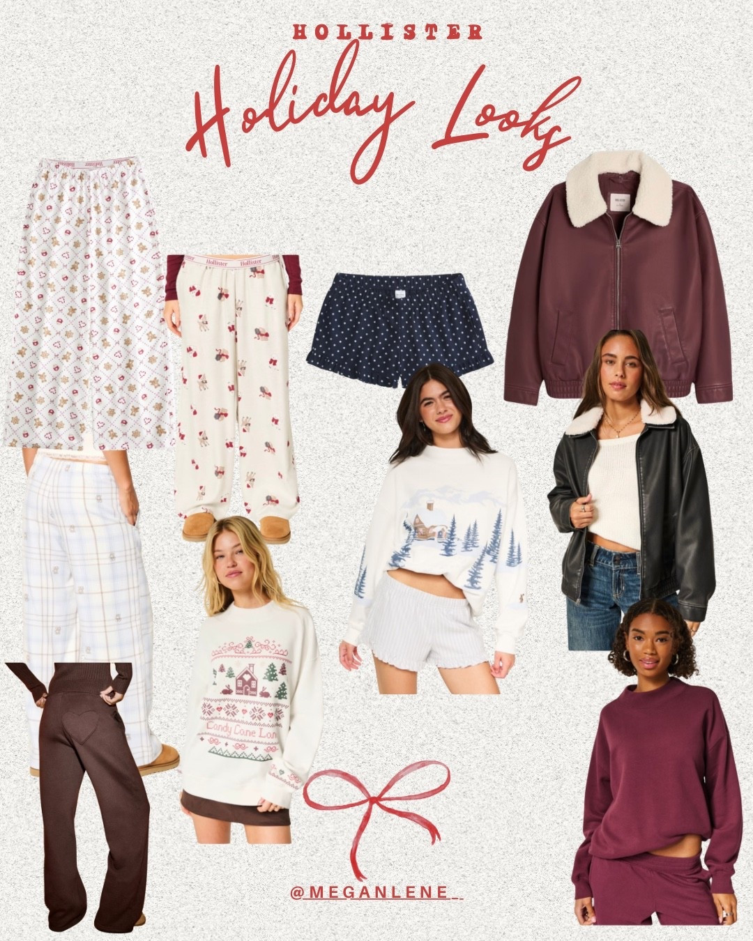 Hollister looks for holiday. 

#LTKStyleTip #LTKHoliday #LTKGiftGuide