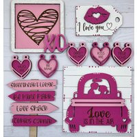 Diy, Valentines Day, Unfinished Blanks, Paint Party | Etsy (US)