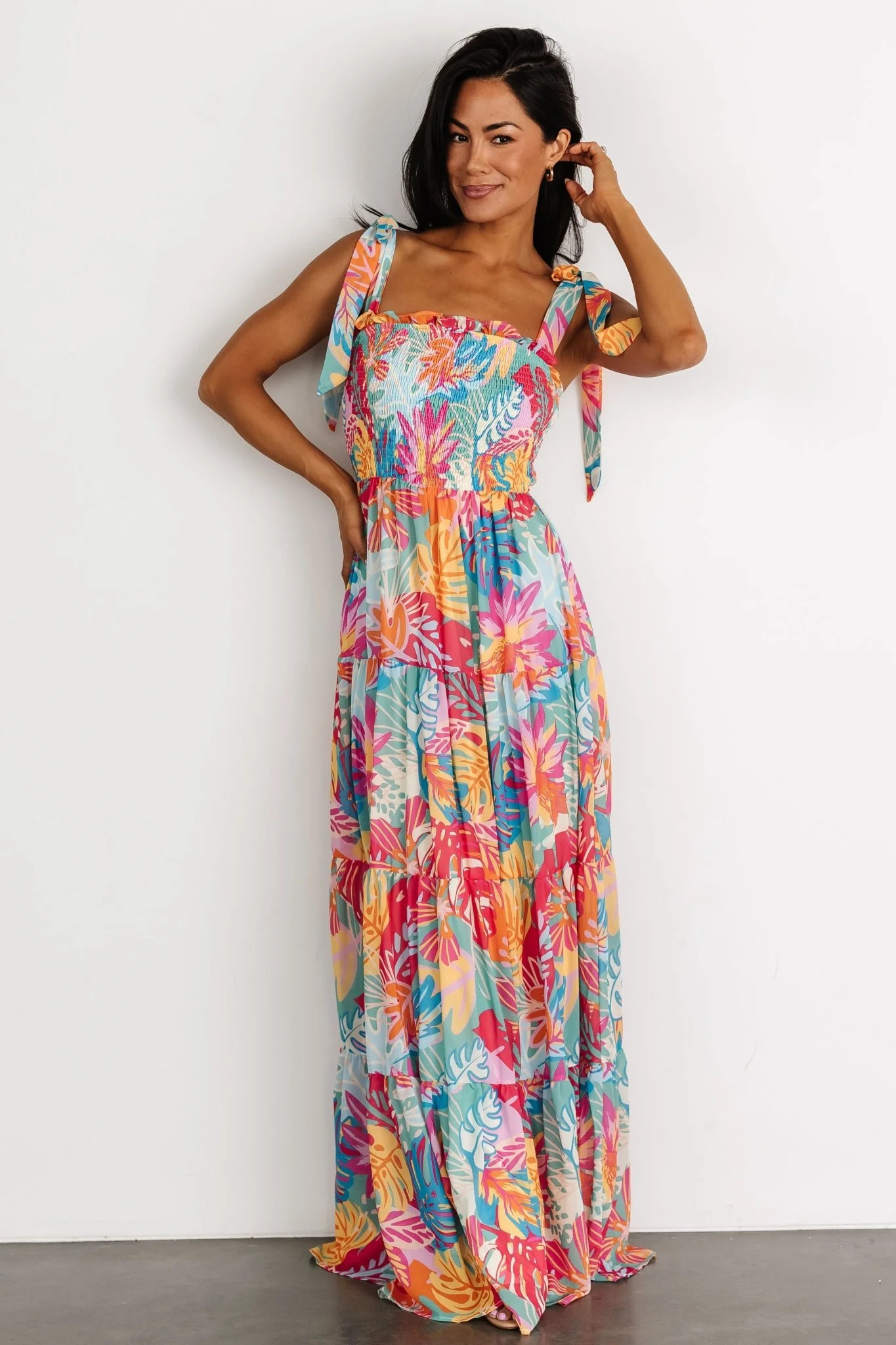 Santana Maxi Dress | Multi Print | Baltic Born