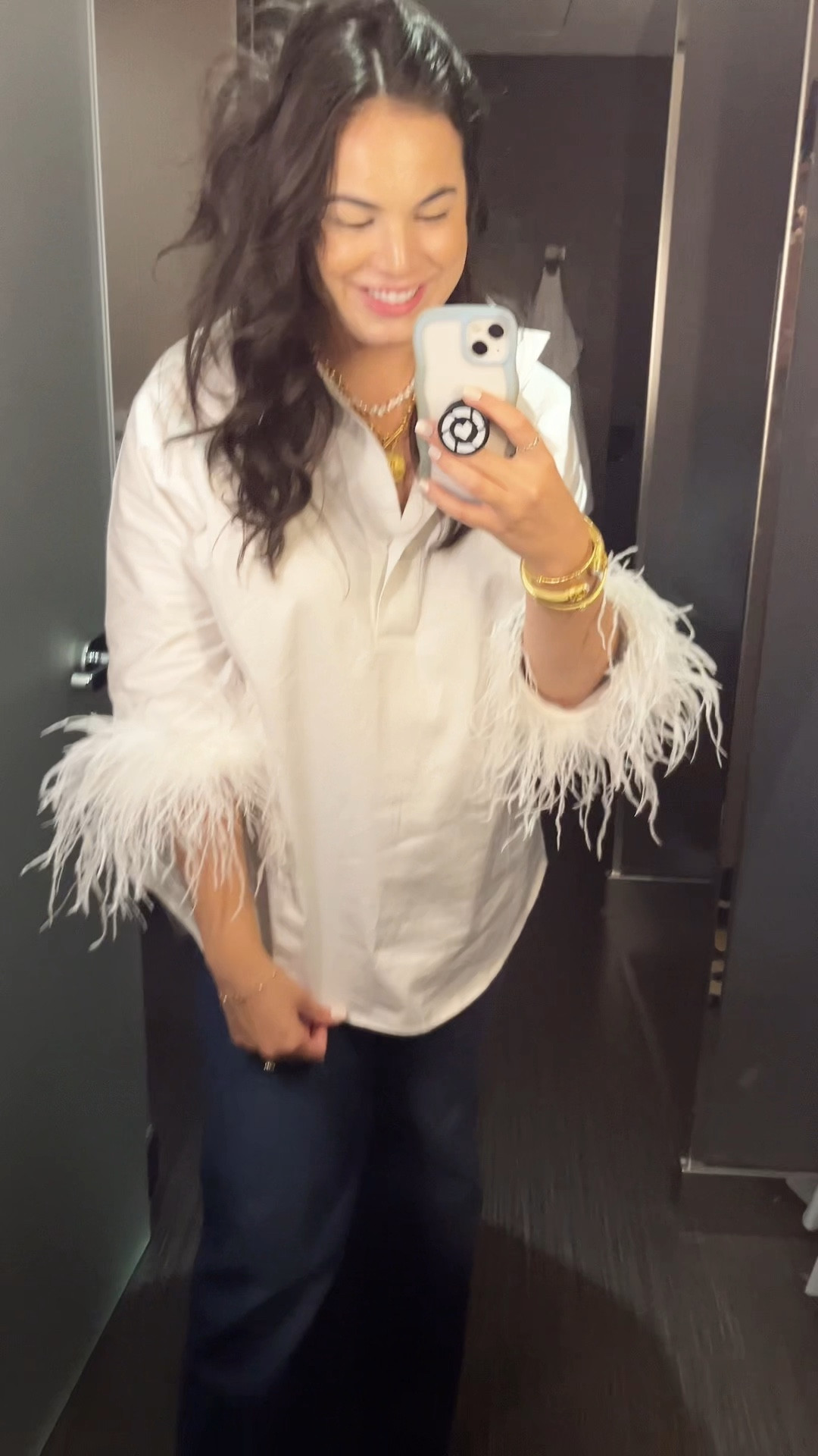 This Tuckernuck top has a fun pop with these feather sleeves!

Would also pair this with a silk or sequin skirt for a holiday outfit! 

#LTKStyleTip #LTKFindsUnder100 #LTKFindsUnder50
