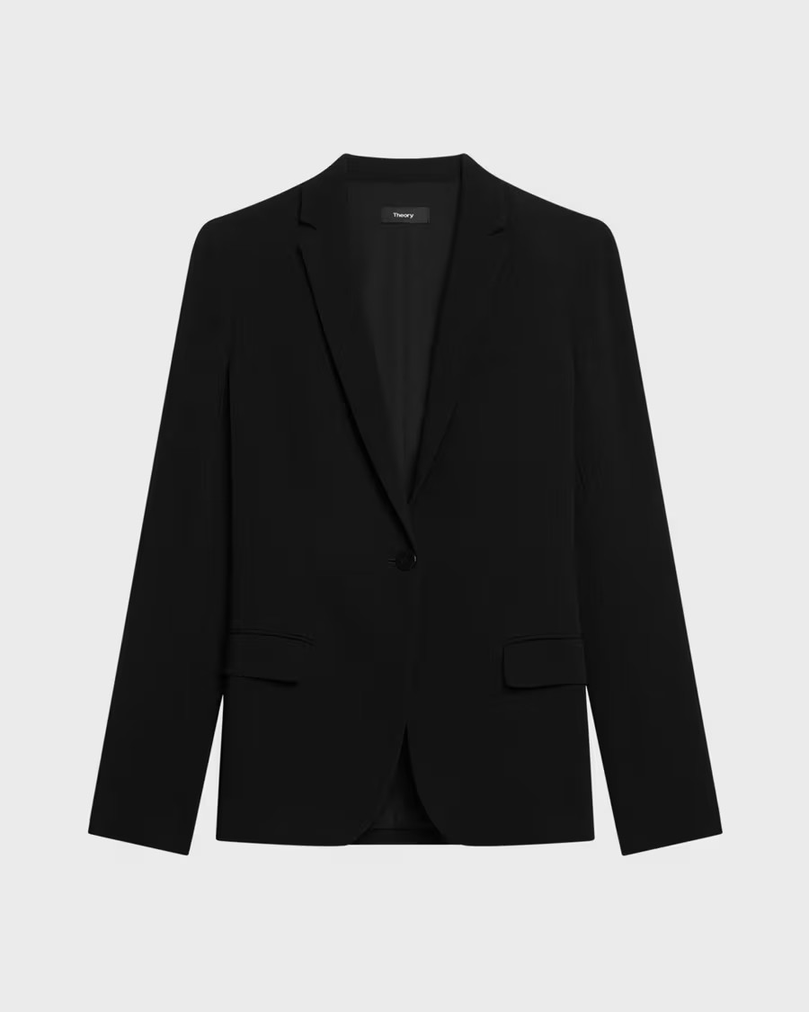 Staple Blazer in Admiral Crepe | Theory