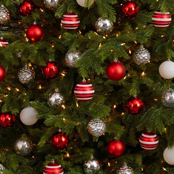 64 Piece Ball Ornament Set | Wayfair North America