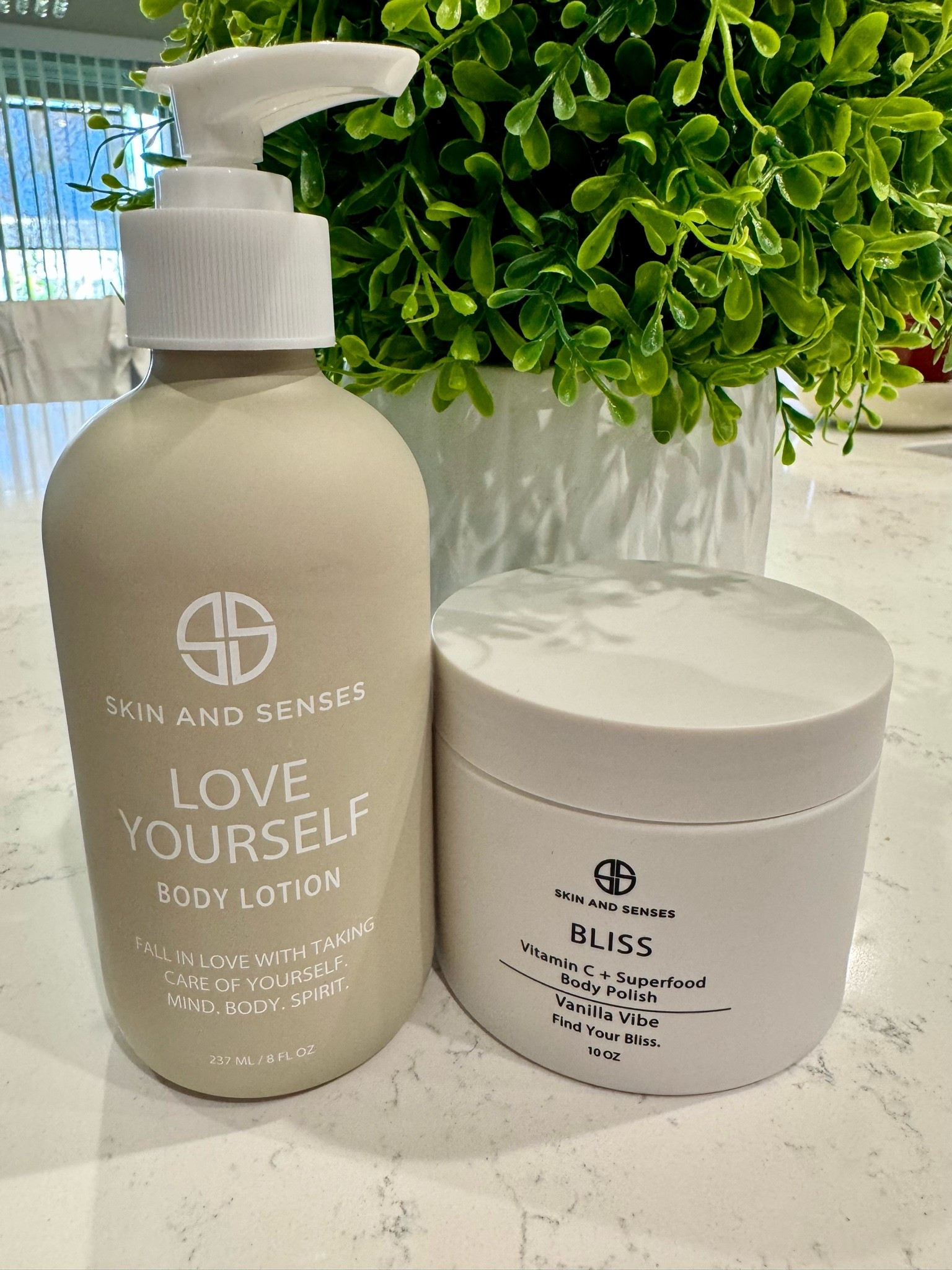 The most delicious body polish and lotion ever!!! Perfect , yummy vanilla + vitamin C.
Perfection! 
@styleandsenses
#styleandsenses #bodycare

#LTKmorningroutine #LTKselfcare #LTKdayinmylife