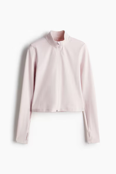 H & M - Sportshirt mit SoftMove - Rosa - Sportswear | H&M (DE, AT, CH, NL, FI)