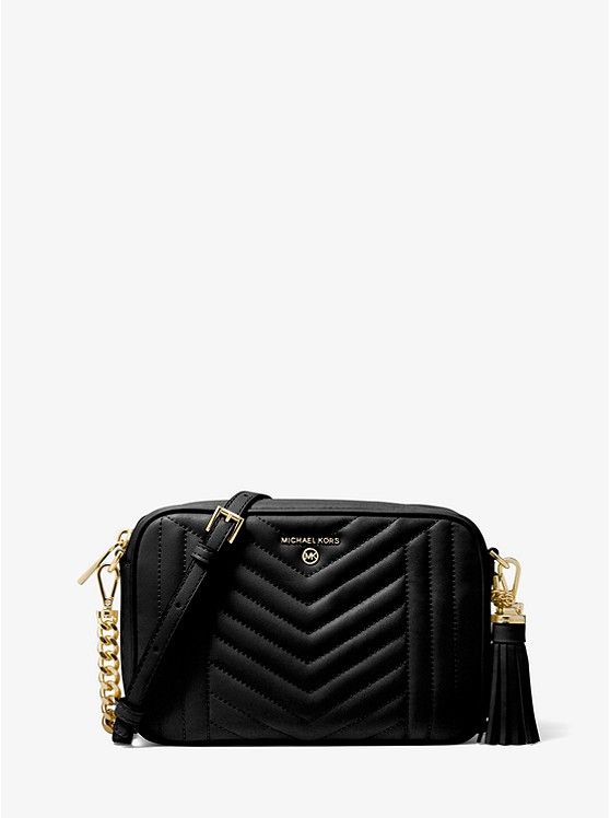 Jet Set Medium Quilted Leather Camera Bag | Michael Kors US