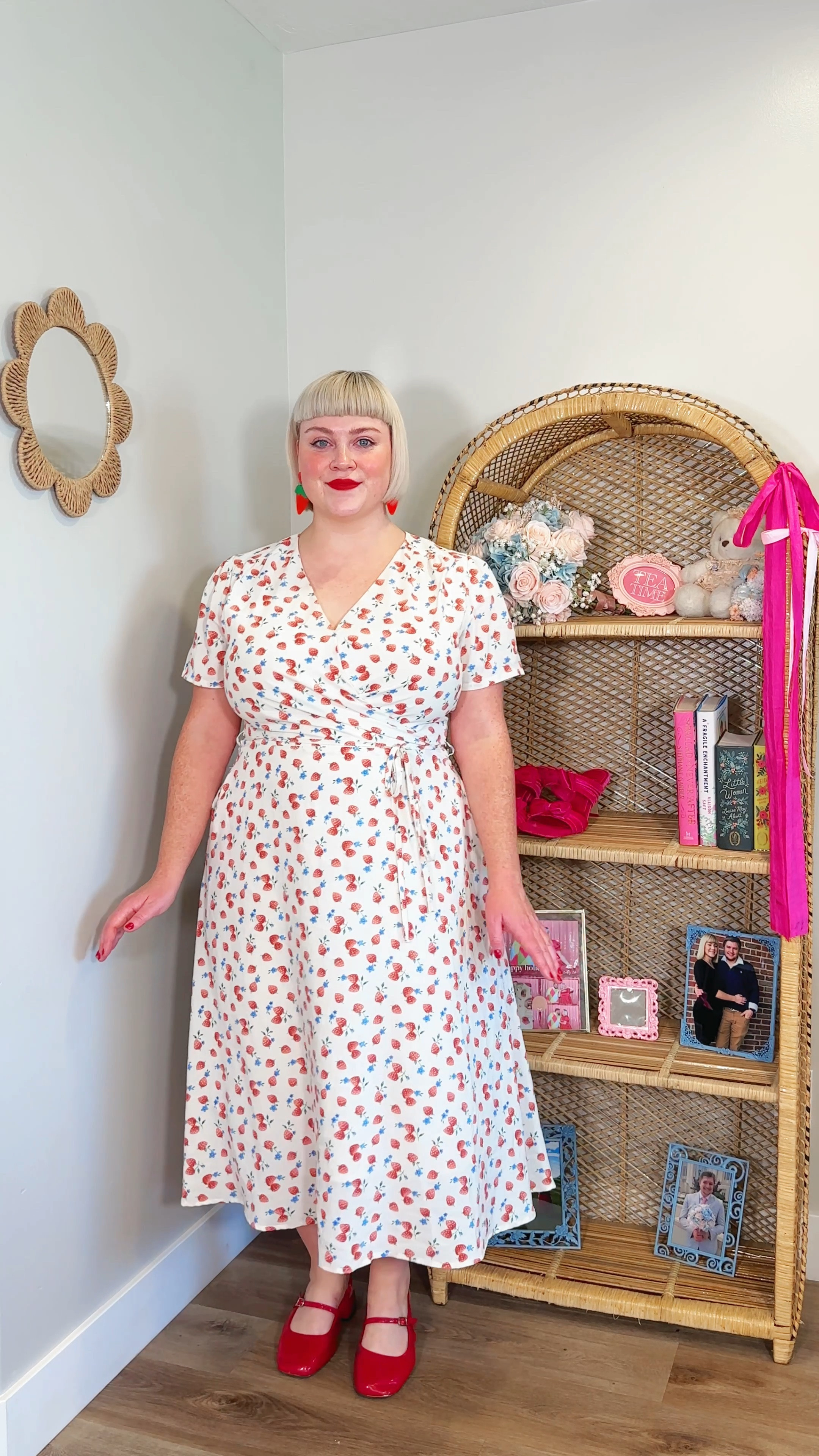 All my strawberry outfits! The wrap dress is linked ❤️🍓 so comfy and cute! 

#LTKMidsize #LTKPlusSize #LTKStyleTip