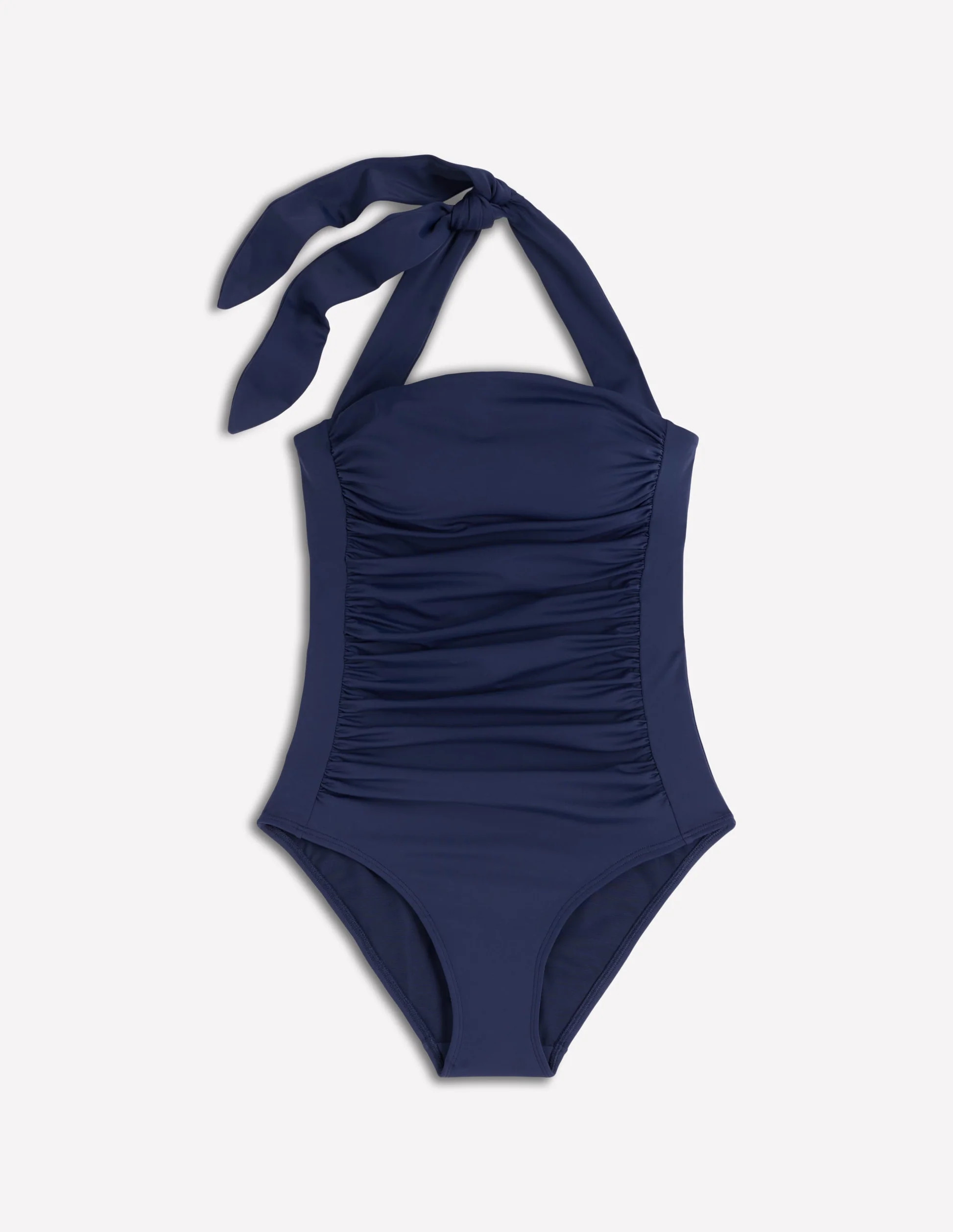 Kythira Ruched Swimsuit-Navy | Boden UK