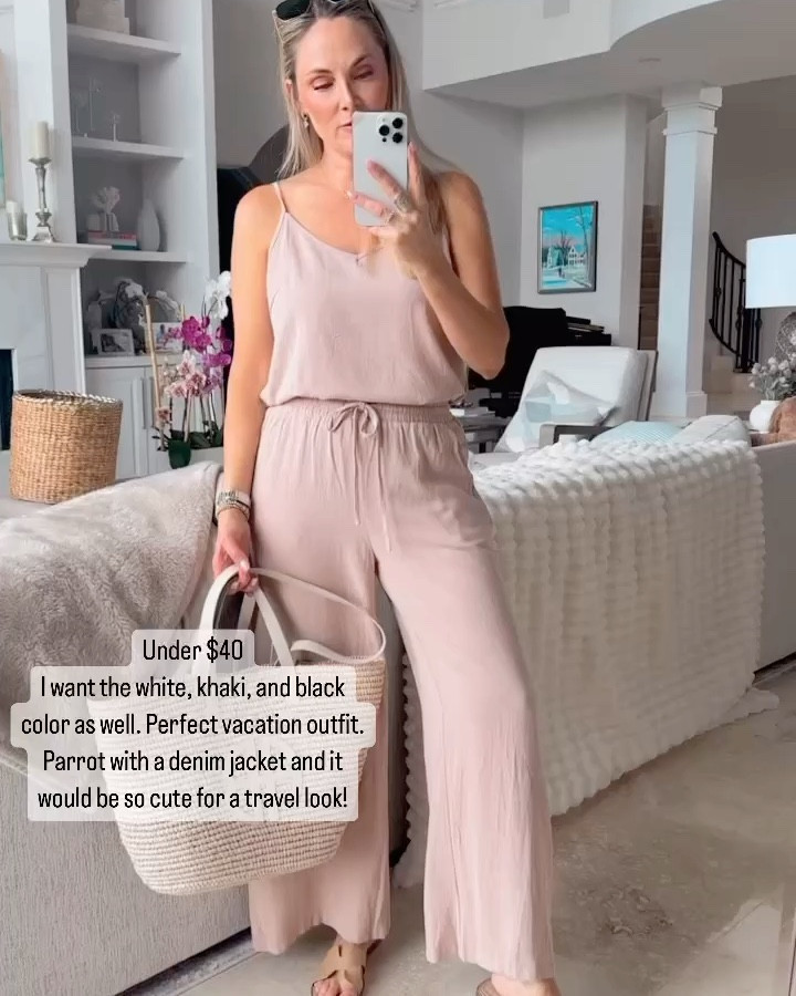 Amazon linen set perfect for travel 

#LTKOver40 #LTKFindsUnder50 #LTKFindsUnder100