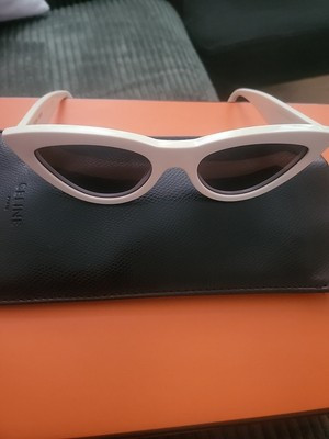 Celine Cat-eye Acetate Sunglasses Color Ivory | eBay UK