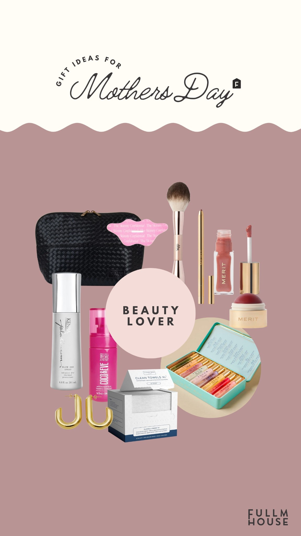 Best gifts in beauty! You can find the link to this makeup bag on my blog - FULLMHOUSE.com